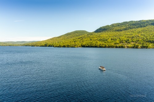 Aerial View - 44 Ch. Régimbald, Saint-Donat, QC 