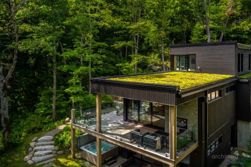 Back of Structure - 44 Ch. Régimbald, Saint-Donat, QC 