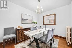 View of Dining Room From Living Area - 