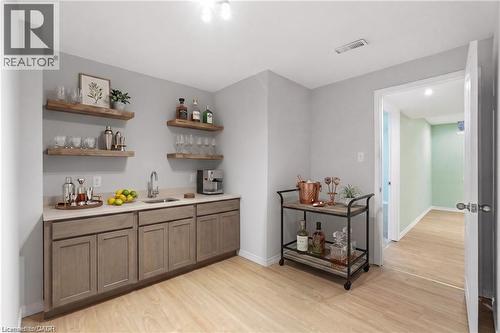 Virtually Staged - Wet Bar - 212 Stonehenge Drive Unit# 41, Ancaster, ON 