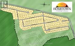 Subdivision Layout of Hometown - 