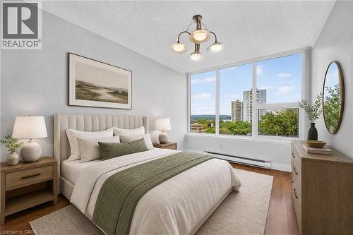 Virtually Staged - 75 Queen Street N Unit# 808, Hamilton, ON 
