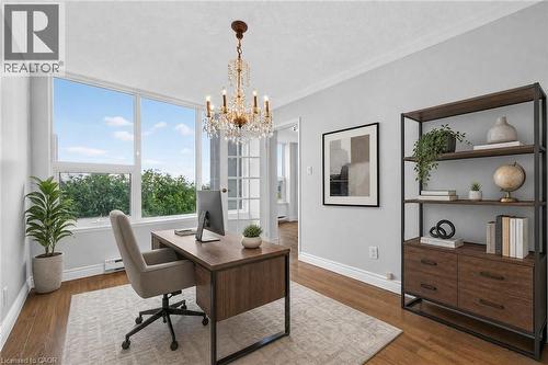 Virtually Staged - 75 Queen Street N Unit# 808, Hamilton, ON 