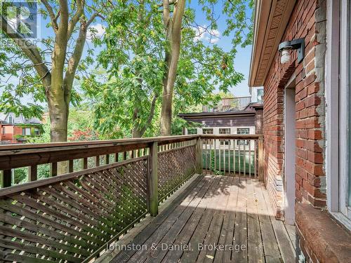 Second Floor Deck - 320 Brunswick Avenue, Toronto, ON 