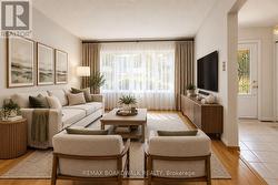 Virtually Staged Livingroom Room - 