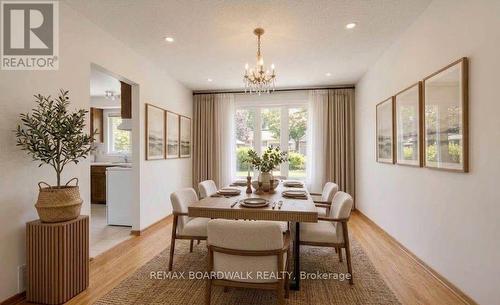 Virtually Staged Dining Room - 60 Northpark Drive, Ottawa, ON 