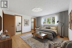 Virtually Staged Primary Bedroom - 