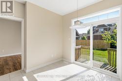 sunny walkout from kitchen - 
