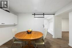 Lower-level dining area - 