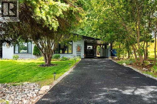 Paved driveway, parking for six - 139 Town Line, Orangeville, ON 