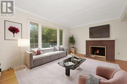 Virtually Staged-Living Room - 