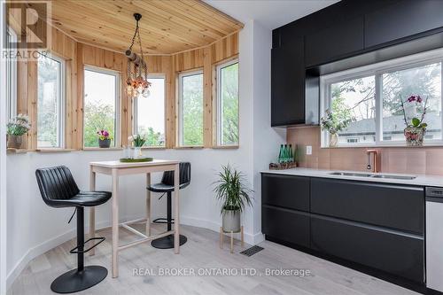 3665 Baldwick Lane, Springwater, ON - Indoor Photo Showing Kitchen With Double Sink
