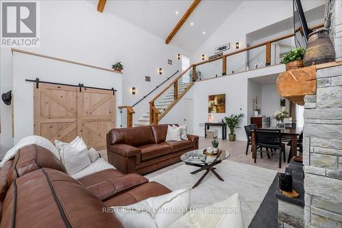 3665 Baldwick Lane, Springwater, ON - Indoor Photo Showing Living Room