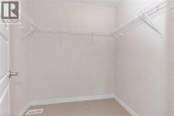 Walk-in closet with wire shelving - 