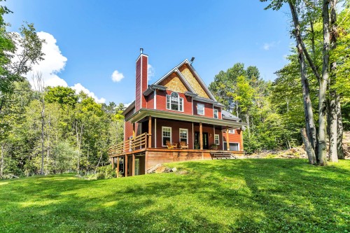 Front of Structure - 16 Ch. De La Perdrix, Val-Des-Monts, QC - Outdoor With Deck Patio Veranda