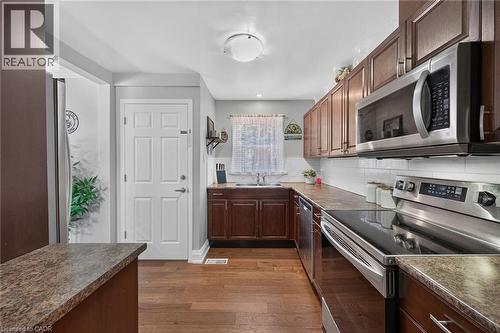 89 Wise Crescent, Hamilton, ON - Indoor Photo Showing Kitchen With Double Sink