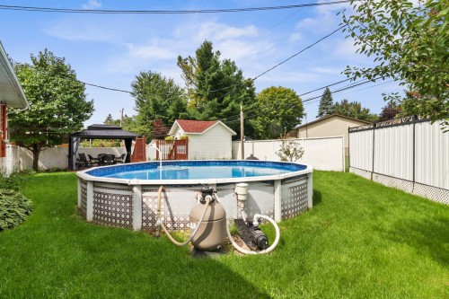 Piscine - 64 Rue De Lorraine, Repentigny (Repentigny), QC - Outdoor With Above Ground Pool With Backyard