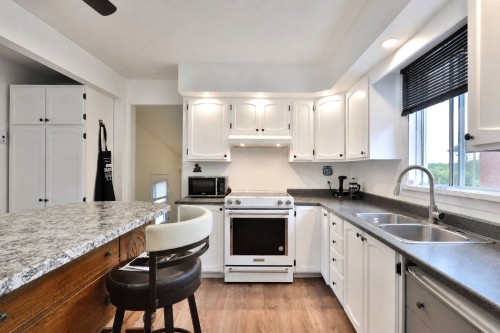 Cuisine - 181 Rue Beaulieu, Maniwaki, QC - Indoor Photo Showing Kitchen With Double Sink
