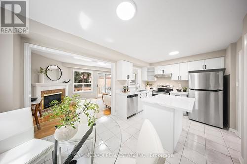 3847 Densbury Drive, Mississauga, ON - Indoor Photo Showing Kitchen With Stainless Steel Kitchen