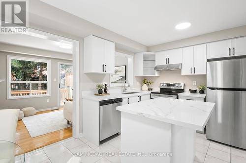 3847 Densbury Drive, Mississauga, ON - Indoor Photo Showing Kitchen With Stainless Steel Kitchen