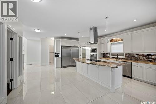 4622 Malcolm Drive, Regina, SK - Indoor Photo Showing Kitchen With Upgraded Kitchen