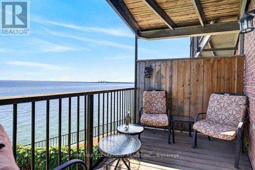 8 - 2136 Old Lakeshore Road, Burlington, ON - Outdoor With Body Of Water With Balcony With Exterior