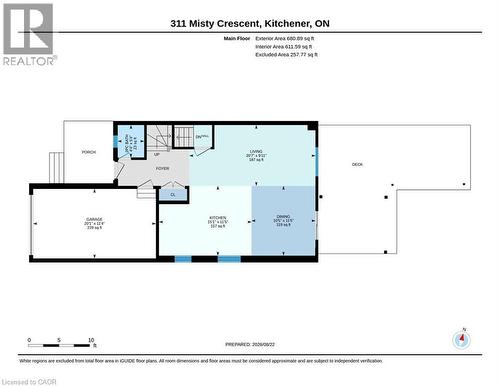 Floor plan - 311 Misty Crescent, Kitchener, ON - Other