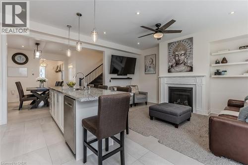 11 Cooley Grove, Hamilton, ON - Indoor With Fireplace