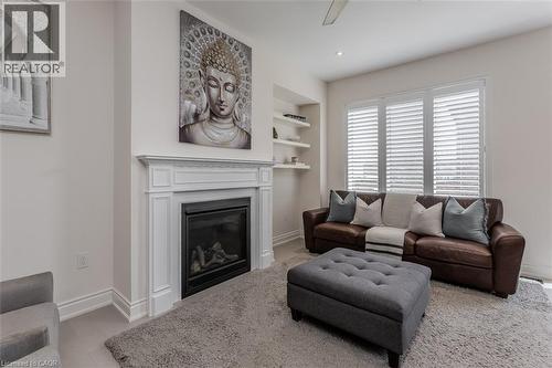 11 Cooley Grove, Hamilton, ON - Indoor Photo Showing Living Room With Fireplace