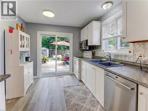 80 Glen Avon Crescent, Kitchener, ON - Indoor Photo Showing Kitchen With Double Sink