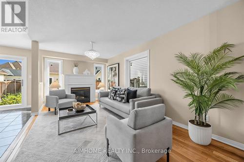 23 Bruce Creek Drive, Markham, ON - Indoor Photo Showing Living Room With Fireplace