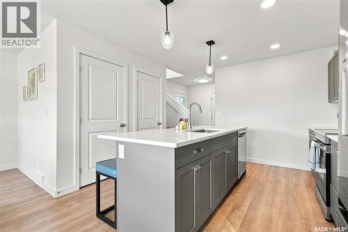 110 Cowessess Road, Saskatoon, SK - Indoor Photo Showing Kitchen With Upgraded Kitchen