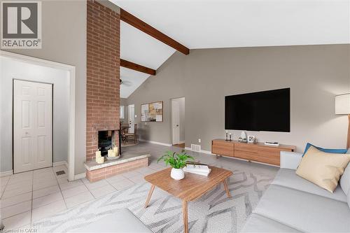 38 Tewksbury Crescent, London, ON - Indoor Photo Showing Living Room With Fireplace
