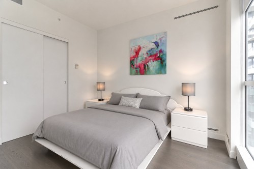 Chambre à coucher - 3404-1450 Boul. René-Lévesque O., Montréal (Ville-Marie), QC - Indoor Photo Showing Bedroom
