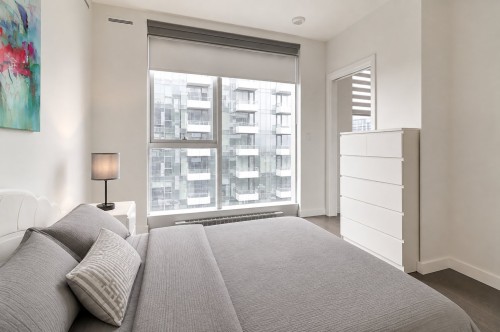 Chambre à coucher - 3404-1450 Boul. René-Lévesque O., Montréal (Ville-Marie), QC - Indoor Photo Showing Bedroom