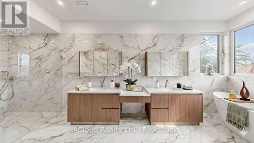 Virtually Staged - 2539 Rugby Road, Mississauga, ON - Indoor Photo Showing Bathroom
