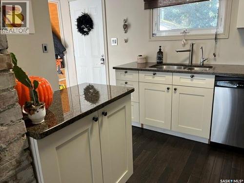 904 Eberts Street, Indian Head, SK - Indoor Photo Showing Kitchen With Double Sink