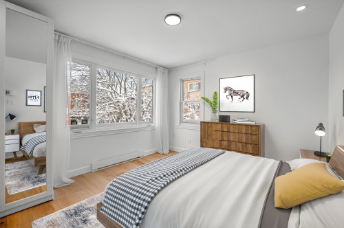 Chambre à coucher principale - 1040 Rue De Valcartier, Montréal (Villeray/Saint-Michel/Parc-Extension), QC - Indoor Photo Showing Bedroom