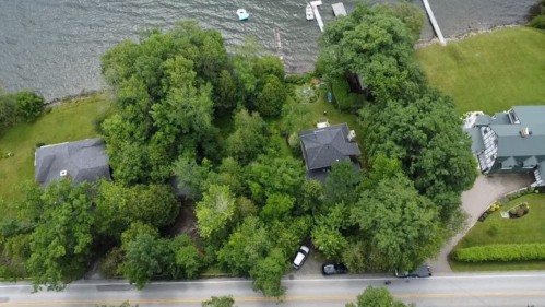 Aerial View - 4205 Ch. Magog, North Hatley, QC - Outdoor With View
