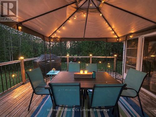 Private Outdoor dining - 32 Mohawk Drive, Native Leased Lands, ON - Outdoor With Deck Patio Veranda With Exterior