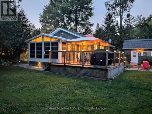 Evening glow by Seller - 32 Mohawk Drive, Native Leased Lands, ON - Outdoor With Deck Patio Veranda