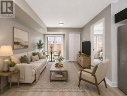 Virtually staged living/dining - 