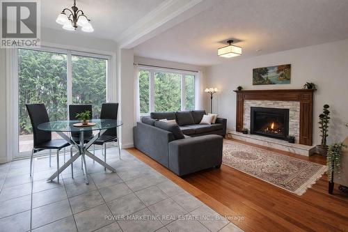 29 Taj Court, Ottawa, ON - Indoor Photo Showing Living Room With Fireplace