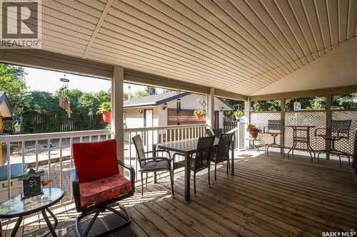 21 Plaxton Place, Prince Albert, SK - Outdoor With Deck Patio Veranda With Exterior