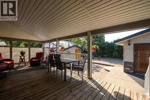 21 Plaxton Place, Prince Albert, SK - Outdoor With Deck Patio Veranda With Exterior