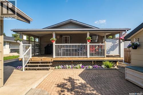 21 Plaxton Place, Prince Albert, SK - Outdoor With Deck Patio Veranda