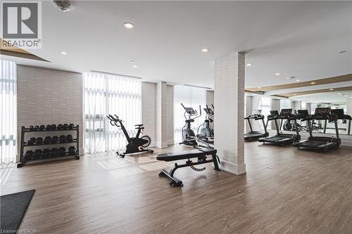 470 E Dundas Street E Unit# 1202, Waterdown, ON - Indoor Photo Showing Gym Room