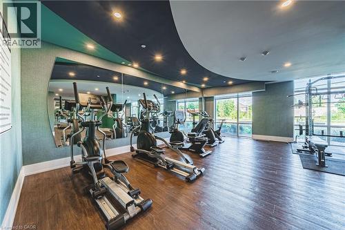470 E Dundas Street E Unit# 1202, Waterdown, ON - Indoor Photo Showing Gym Room