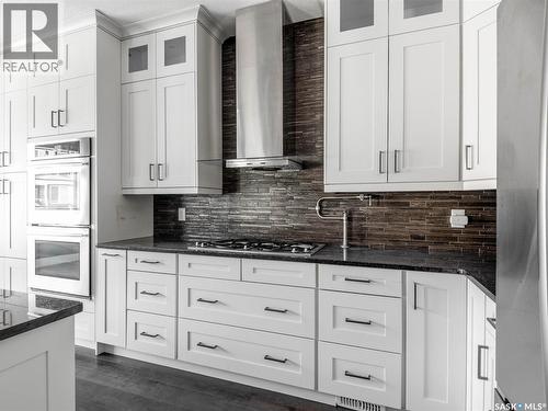 3633 Green Water Drive, Regina, SK - Indoor Photo Showing Kitchen With Upgraded Kitchen