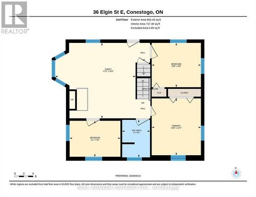 Floor Plan (Second Floor) - 36 Elgin Street E, Woolwich, ON - Other